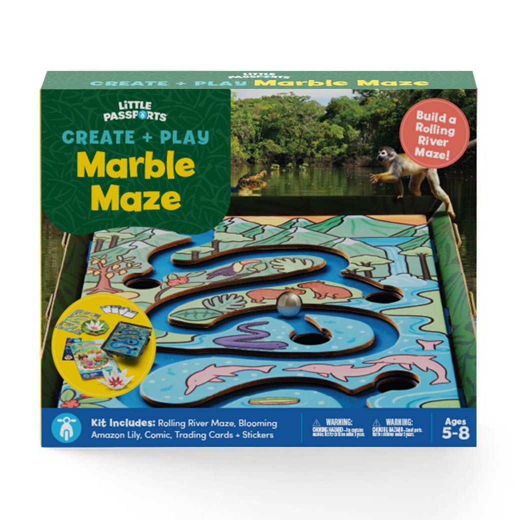 Create + Play: Marble Maze | Little Passports