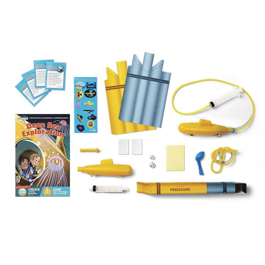 Supernow Adventure Club DIY Deep Sea Explorer Box, STEM, Hands on Learning  for Kids, DIY Experiments and Interactive Education, Ages 5-11
