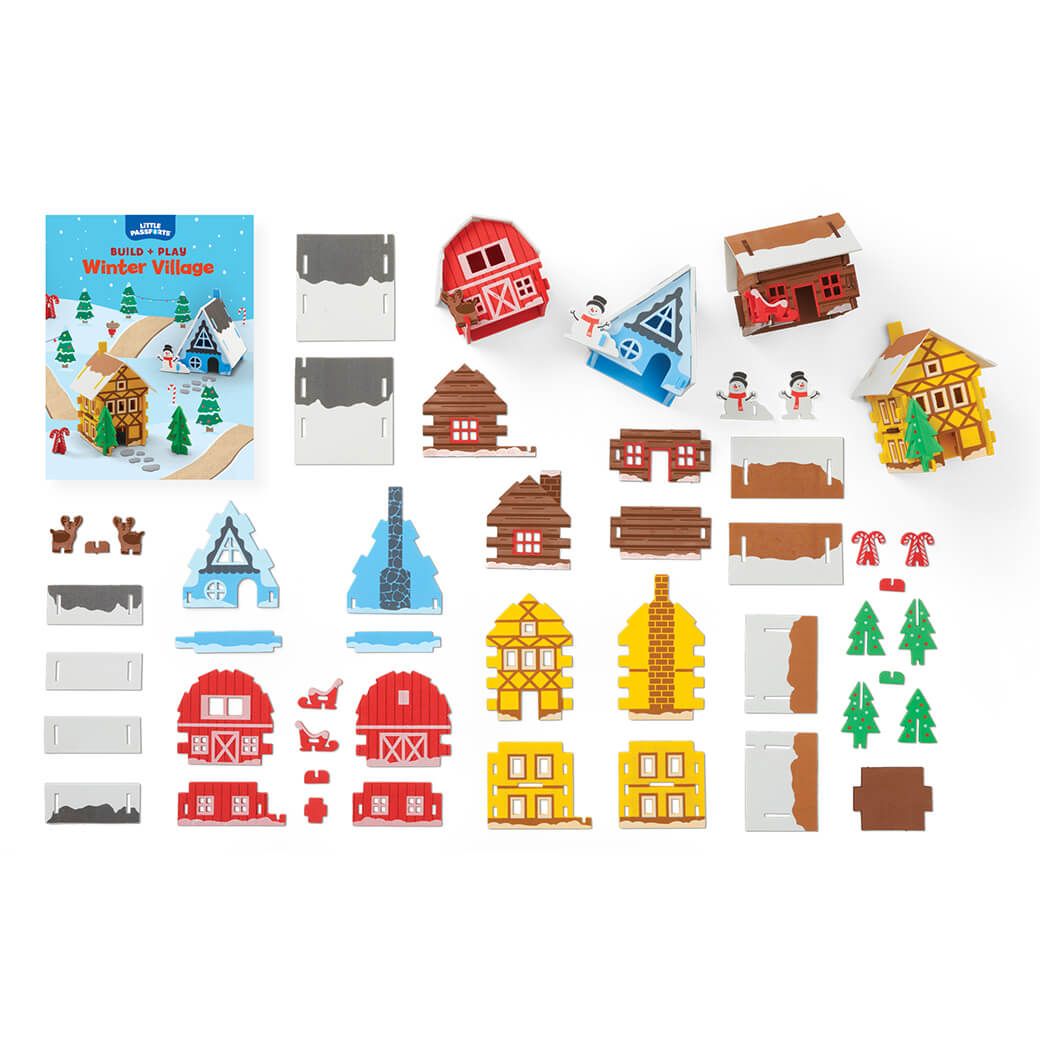 Build + Play: Winter Village for Kids | Little Passports