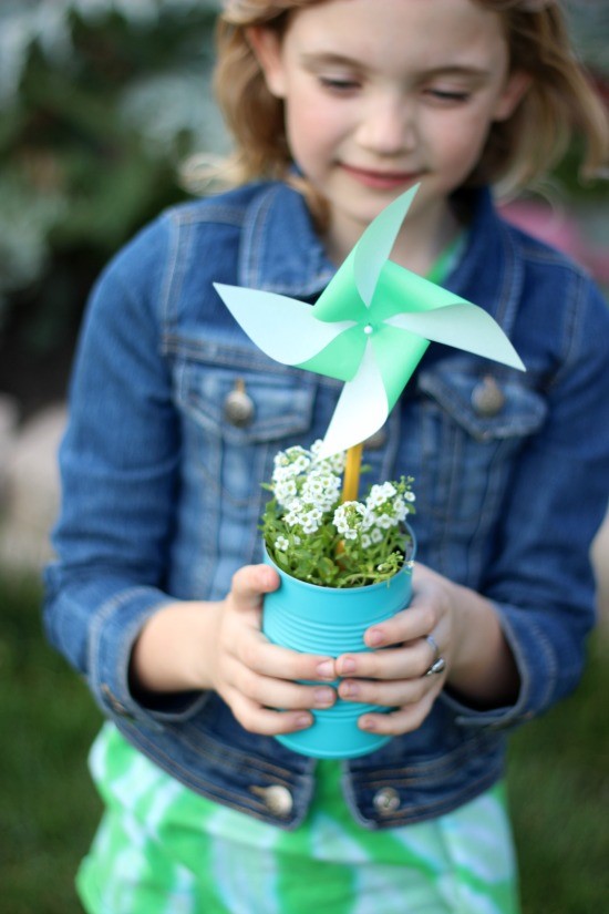 Pinwheel Crafts Flower Pot Kit Kids Craft 