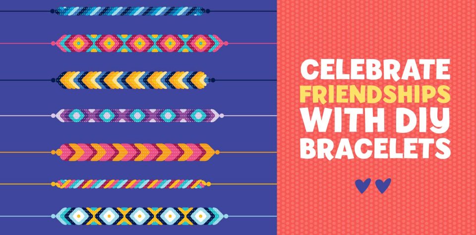 Easy Rainbow Friendship Bracelet Craft for Summer Camp - Box of Ideas