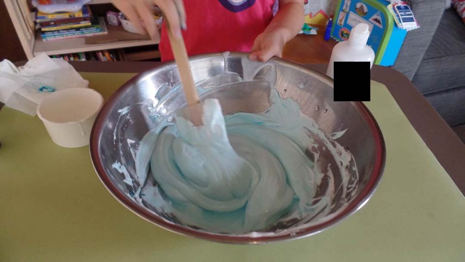 Make Super Fluffy Slime Recipe with Contact Solution - Natural